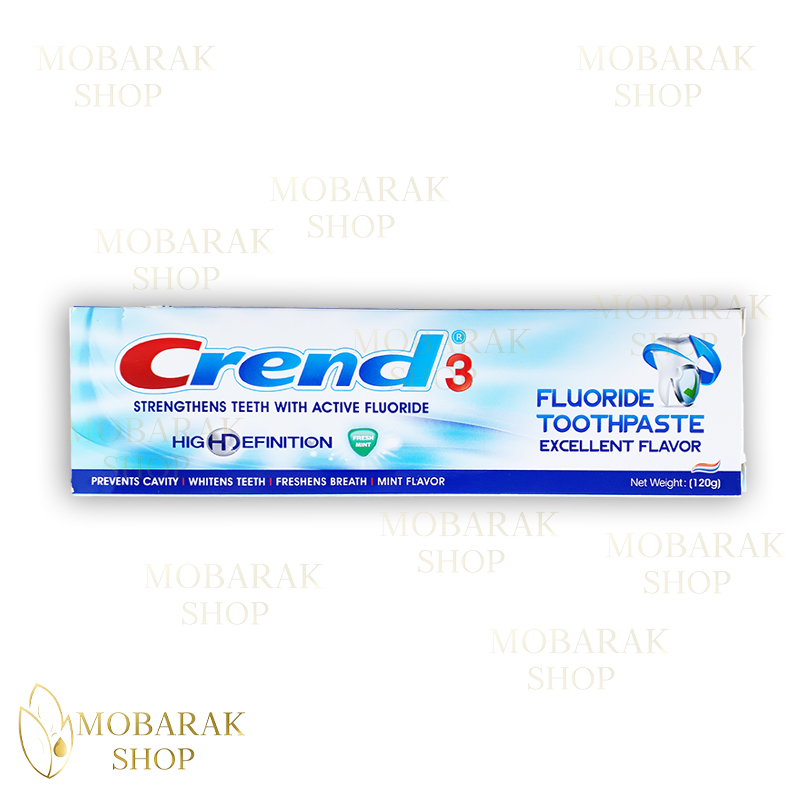 خمیر دندان کرند سه رنگ مدل High Definition (Crend) 1 خمیر دندان کرند سه رنگ مدل High Definition